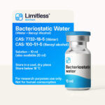 Bacteriostatic Water – 10 ml in glass vial - Limitless BioChem